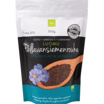 Elixi Terveysravinteet Ja -valmisteet^Pellavansiemenrouhe 300 G Luomu