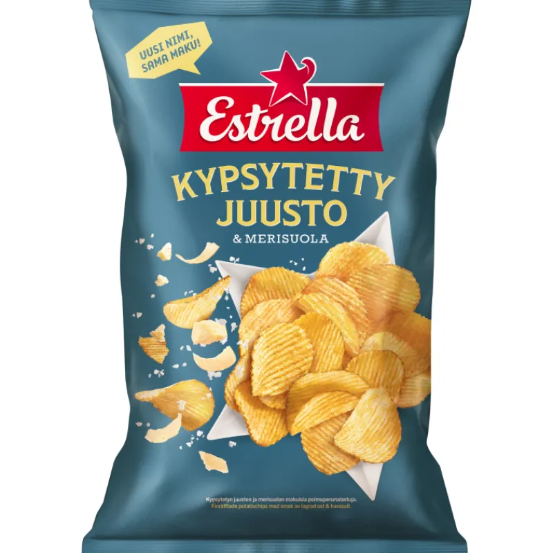 perunalastu-estrella-275-g-kyp-FBNlNmLX-0.webp Estrella Sipsit^Perunalastu 275 G Kypsytetty Juusto & Merisuola