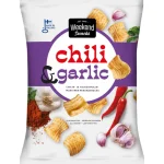 Weekend Snacks Sipsit^Perunasnack 180 G Chili & Garlic 180g