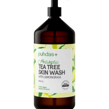 Puhdas+ Luonnonkosmetiikka-Pesuneste 1 L Teepuu Lemongrass