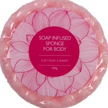 Peseytymistarvikkeet Ja Jalkojenhoito^Pesusieni Saippualla 100 G Cotton Candy