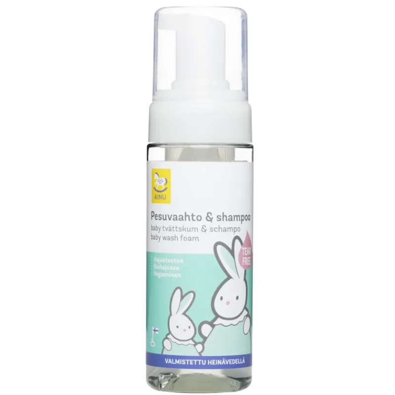 pesuvaahto-shampoo-ainu-150-m-FJVzQvnI-0.webp Ainu Vauvan Hoito^Pesuvaahto & Shampoo 150 Ml