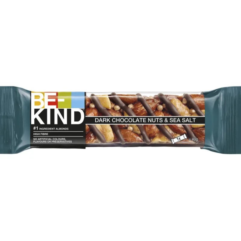 phkinpatukka-be-kind-dark-40-g-nryGpIQg-0.webp Be Kind Urheiluravinteet Ja Valmisteet^Pähkinäpatukka BE-KIND Dark 40 G Chocolate Nuts & Seasalt