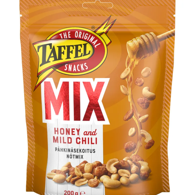 phkinsekoitus-taffel-200-g-mix-ANRNpvzh-0.webp Taffel Pähkinät Ja Kuivatut Hedelmät^Pähkinäsekoitus 200 G Mix Honey & Mild Chili
