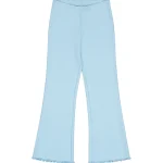 Peuhu Lasten Sisävaatteet-Pienten Lasten Leggingsit Bootcut Ribbi Vaaleansininen