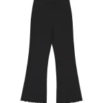 Peuhu Lasten Sisävaatteet-Pienten Lasten Leggingsit Bootcut Ribbi Musta