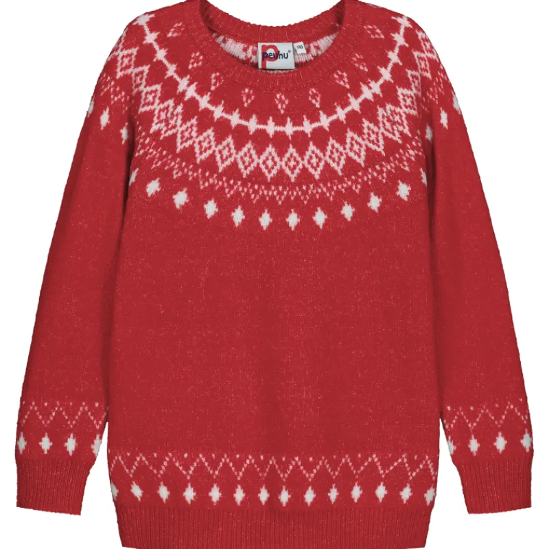 pienten-lasten-neuletunika-peu-zrDBBIxe-0.webp Peuhu Lasten Sisävaatteet-Pienten Lasten Neuletunika Nerissa Punainen