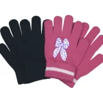 Peuhu Lasten Asusteet-Pienten Lasten Stretch-sormikkaat Zeru Rusetti 2 Pr/pkt