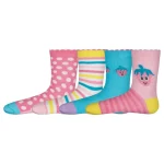 Peuhu Lasten Sukat Ja Sukkahousut-Pienten Lasten Sukat 4 Pr/pkt Mansikka