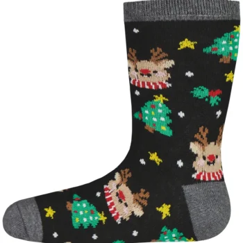 Peuhu Lasten Sukat Ja Sukkahousut-Pienten Lasten Sukat Poro + Joulukuusi