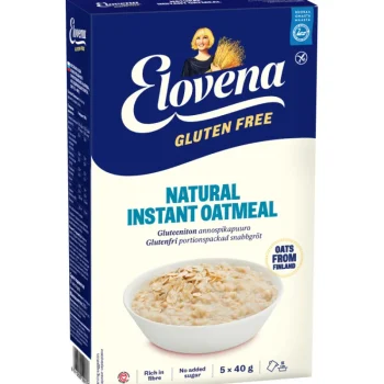 Elovena Hiutaleet Ja Ryynit^Pikapuuro 200 G Maustamaton Gluteeniton