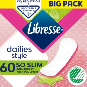 Libresse Intiimihygieniasuojat^Pikkuhousunsuoja 60 Kpl So Slim Big Pack