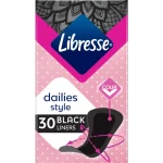 Libresse Intiimihygieniasuojat^Pikkuhousunsuoja 30 Kpl Regular Black