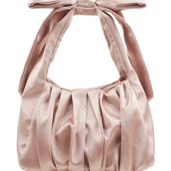 Miny Naisten Asusteet-Pikkulaukku Rusetti, Vaaleanpunainen Satiini