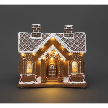 Kotikulta Koristevalot-Piparkakkutalo LED-koriste