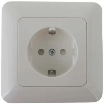 Harju Sähköasennustarvikkeet-Pistorasia 1-osainen Maadoitettu Uppo