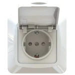 Harju Sähköasennustarvikkeet-Pistorasia 1-osainen RVT Uppo