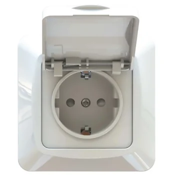 Harju Sähköasennustarvikkeet-Pistorasia 1-osainen RVT Uppo