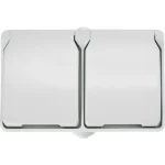 Harju Sähköasennustarvikkeet-Pistorasia 2-osainen Pinta IP44