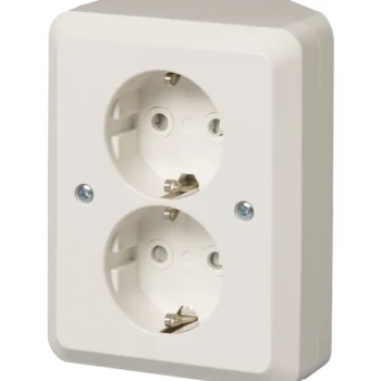 Abb Sähköasennustarvikkeet-Pistorasia Jussi Kulma 2-os 402EA.EP