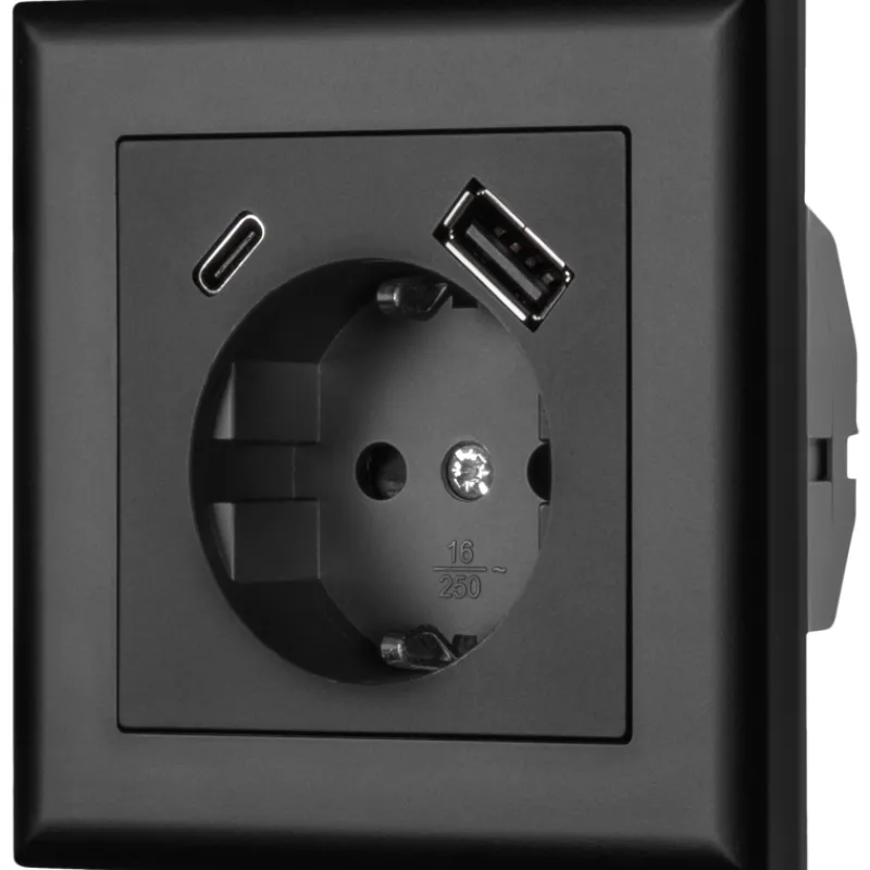 pistorasia-fjord-schuko-usb-a-iGUxvAEE-0.webp Egant Sähköasennustarvikkeet-Pistorasia Fjord Schuko + USB A+C Musta