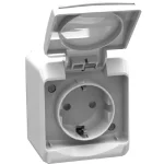 Egant Sähköasennustarvikkeet-Pistorasia Pinta 1 Osainen Roiskesuojattu Pikaliitos, 5 Kpl