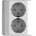 Egant Sähköasennustarvikkeet-Pistorasia Uppo 2-osainen Maadoitettu Pikaliitos, 5 Kpl
