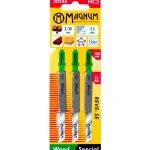 Magnum Sähkötyökalujen Tarvikkeet-Pistosahanterä 2,5 / 100 Mm 3 Kpl HCS