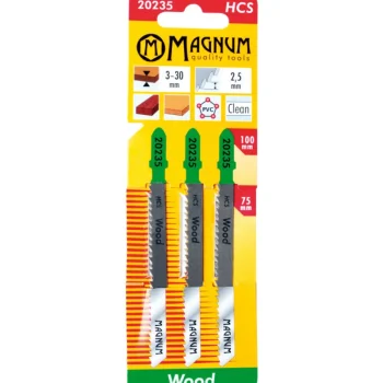 Magnum Sähkötyökalujen Tarvikkeet-Pistosahanterä 2,5x100 Mm 3 Kpl HCS