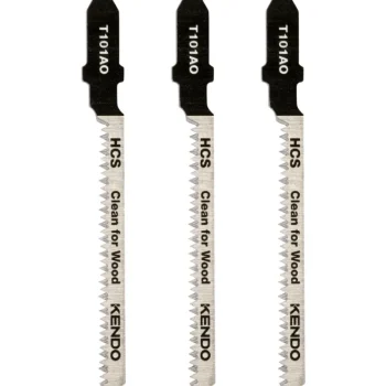 Kendo Sähkötyökalujen Tarvikkeet-Pistosahanterä 1,4 X 76 Mm Puulle Ja Metallille 3 Kpl HCS