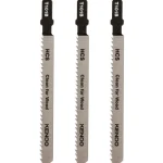 Kendo Sähkötyökalujen Tarvikkeet-Pistosahanterä 2,5x100mm Puulle Ja Metallille 3 Kpl HCS