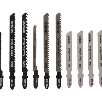 Kendo Sähkötyökalujen Tarvikkeet-Pistosahanteräsarja Puulle Ja Metallille HCS/ HSS 10-osainen