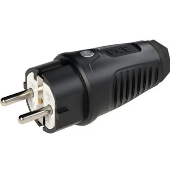 Pce Sähköasennustarvikkeet-Pistotulppa Maadoitettu Kumia IP54 16A 250V