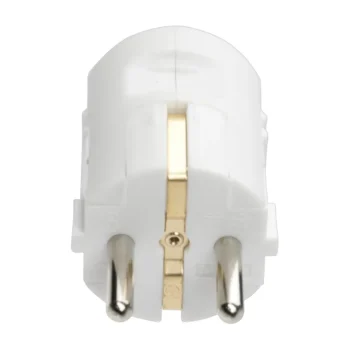 Sähköasennustarvikkeet-Pistotulppa Maadoitettu Valk