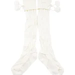 Miny Naisten Sukat Ja Sukkahousut-Pitkävartiset Neulossukat Luonnonvalkoinen 37/39