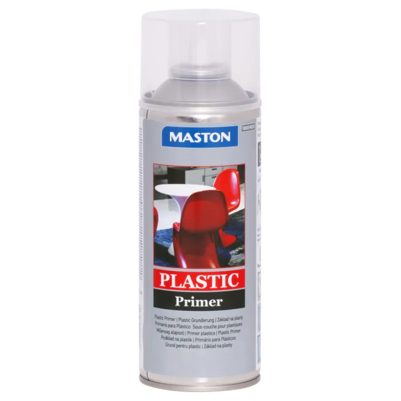plastic-primer-muovipohjamaal-LZkDYIiJ-0.webp Maston Maalit-Plastic Primer -muovipohjamaali, Väritön, 400 Ml