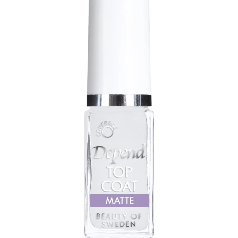 pllyslakka-depend-5-ml-matte-t-zDMYPjAM-0.webp Depend Kynsikosmetiikka^Päällyslakka 5 Ml Matte Top Coat Nr 304