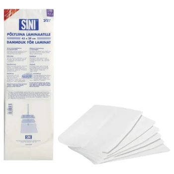 Sini Siivousvälineet^Pölyliina Laminaatille 43 X 29 Cm 20 Kpl