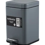 Kotikulta Roskakorit Ja Lajitteluastiat^Poljinroskakori 3 L Harmaa