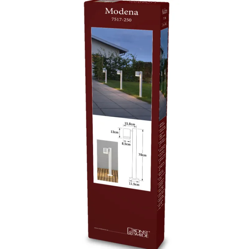 pollarivalaisin-konstsmide-751-BzajIEkH-0.webp Konstsmide Ulkovalaisimet-Pollarivalaisin 7517-250 Modena Valkoinen