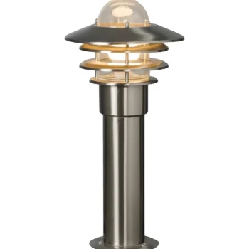 Airam Ulkovalaisimet-Pollarivalaisin Käpylä Mini P 450 IP44 E27 60 W, Ruostumaton Teräs