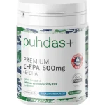 Puhdas+ Terveysravinteet Ja -valmisteet^Premium E-EPA 500 Mg 100 Kaps + E-DHA