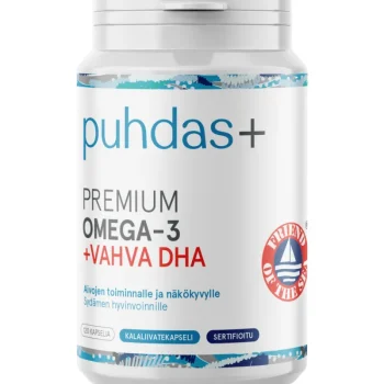 Puhdas+ Terveysravinteet Ja -valmisteet^Premium Omega-3 120 Kaps Vahva DHA
