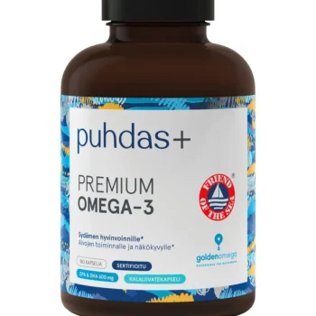 Puhdas+ Terveysravinteet Ja -valmisteet^Premium Omega-3 180 Kaps