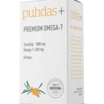 Puhdas+ Terveysravinteet Ja -valmisteet^Premium Omega-7 400 Mg 60 Kaps