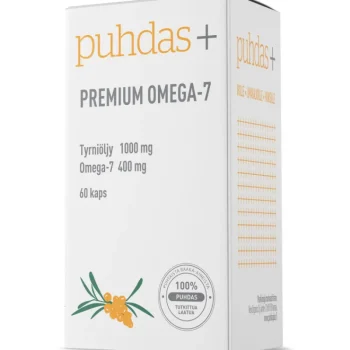 Puhdas+ Terveysravinteet Ja -valmisteet^Premium Omega-7 400 Mg 60 Kaps