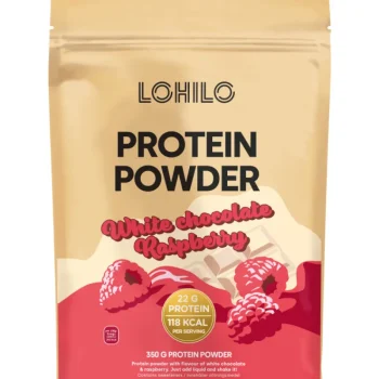 Lohilo Urheiluravinteet Ja Valmisteet^Proteiinijauhe 350 G White Chocolate Raspberry