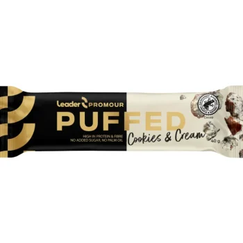 Leader Promour Urheiluravinteet Ja Valmisteet^Proteiinipatukka 40 G Puffed Cookies & Cream