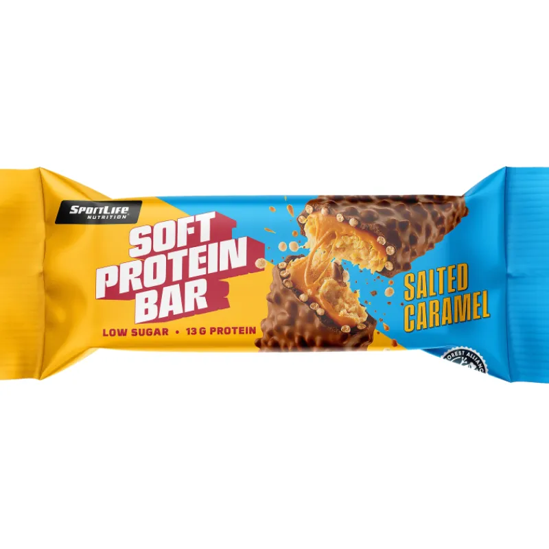 proteiinipatukka-sportlife-45-PhDxVVYm-0.webp Sportlife Urheiluravinteet Ja Valmisteet^Proteiinipatukka 45 G Soft Protein Bar Salted Caramel