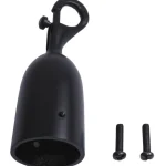 Piippo Kettingit, Köydet Ja Kuormansidonta-Päätytulppa Haalla u00d8 36 Mm Pulverimaalattu Musta